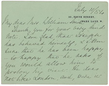 Lot #508 Florence Nightingale Handwritten Letter Signed - Image 1