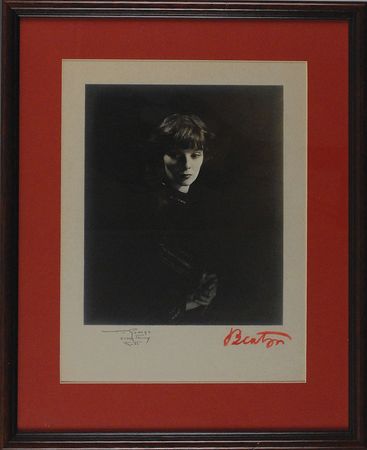 Lot #1270 Katharine Hepburn: Fantastic Beaton portrait inscribed to the famed director - Image 1