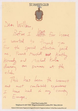 Lot #1283 Steven Spielberg: Lengthy letter and Indiana Jones jacket?a gift from the director - Image 1