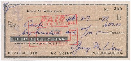 Lot #1827 George Weiss - Image 1