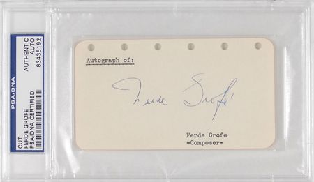 Lot #1013 Fritz Kreisler and Ferde Grofe Signatures - Image 2