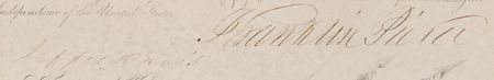 Lot #273 Franklin Pierce and Jefferson Davis: The president and future Confederate president appoint an engineer in the army - Image 2