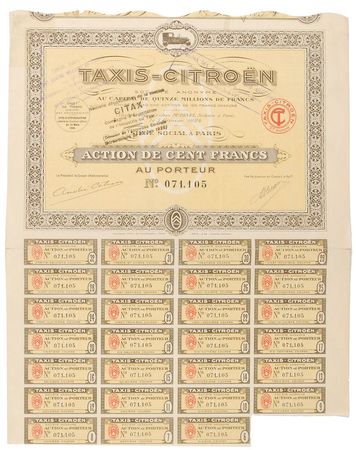 Lot #422 Andre Citroen Handwritten Letter Signed - Image 2