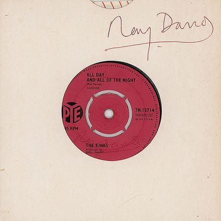 Lot #1181 The Kinks Program and 45 RPM Record - Image 1