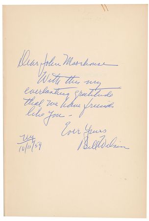 Lot #547 Bill Wilson: Rare, fully signed example of the Alcoholics Anonymous co-founder?s famous ?Big Book? - Image 1