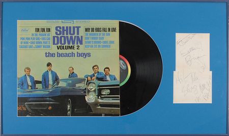 Lot #1050 Beach Boys: Vintage Beach Boys with all three Wilson brothers - Image 1