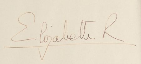 Lot #516 Queen Elizabeth II Signed Document - Image 2