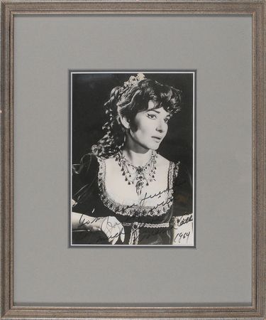 Lot #996 Maria Callas Signed Photograph - Image 2