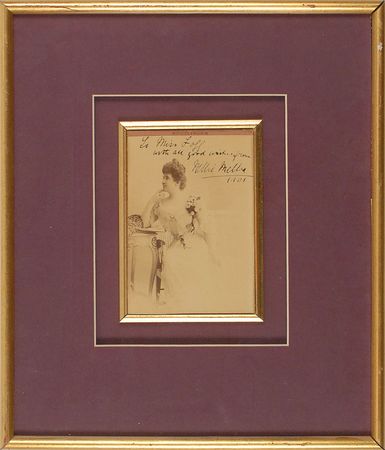 Lot #1021 Nellie Melba Signed Photograph - Image 1