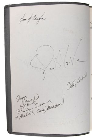 Lot #1094 Stephen Sondheim: Sondheim and 18 others present a script from Company - Image 3