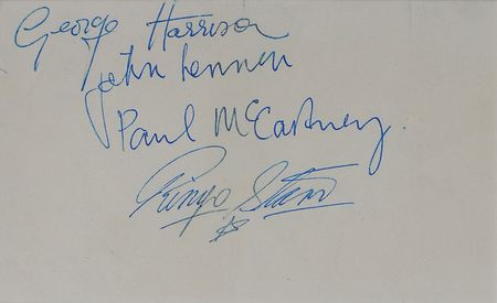 Lot #1053 Beatles: Hoffman promo card shot on the day of their 1962 ?Love Me Do? recording session at Abbey Road - Image 2