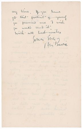 Lot #816 James M. Barrie - Image 2
