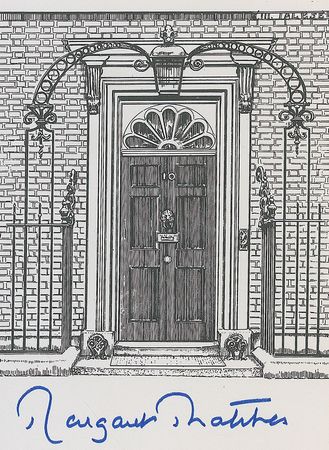 Lot #631 Margaret Thatcher First Day Cover and Bookplate - Image 2