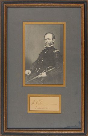 Lot #677 William T. Sherman Signature - Image 1