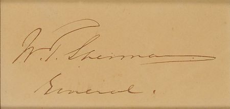 Lot #677 William T. Sherman Signature - Image 2