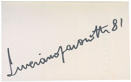 Lot #1210 Luciano Pavarotti Book - Image 1