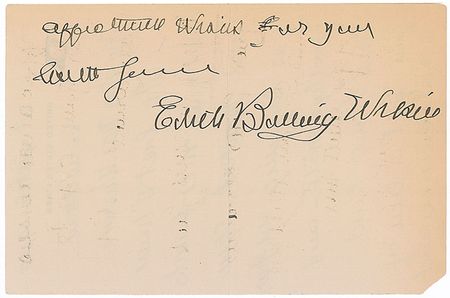 Lot #322 Edith Bolling Wilson - Image 3