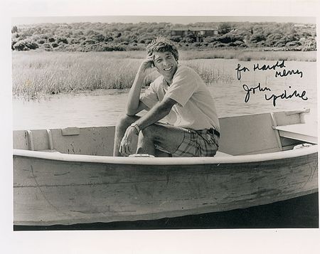 Lot #964 John Updike: ?Really, signing things is about the dumbest thing I do, dumber even than eating? - Image 1