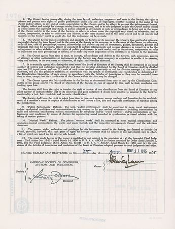 Lot #1083 Lerner and Loewe: The legendary Broadway duo agrees to public performances of their works - Image 2