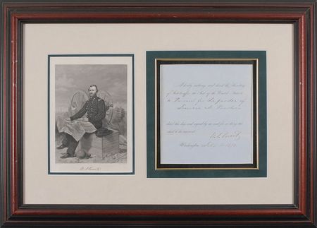 Lot #286 U. S. Grant Signed Document - Image 1