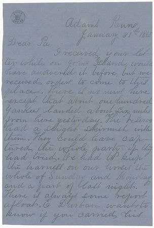 Lot #690 Confederate Soldier?s Letter: ?Capt. Stuart has received orders to turn sixty of the cannoniers into infantry? - Image 1
