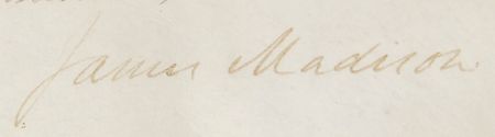 Lot #259 James Madison Signed Document - Image 2