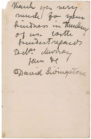 Lot #492 David Livingstone: Penned shortly before vanishing on his trip to the Nile - Image 3