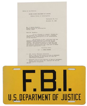 Lot #237 Kennedy Assassination: FBI Group Lot - Image 2