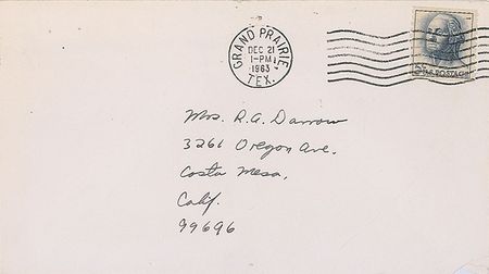 Lot #167 Marina Oswald Mourning Card - Image 2