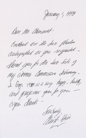 Lot #144 Clint Hill and James Altgens Signed Photograph and Handwritten Letter Signed - Image 1