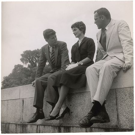 Lot #23 John and Jacqueline Kennedy Chatting with