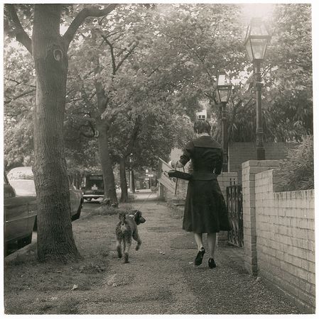 Lot #44 Jacqueline Kennedy Walking Her Poodle - Image 1