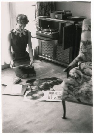 Lot #34 Jacqueline Kennedy Listening to Records in Their Georgetown Home - Image 1