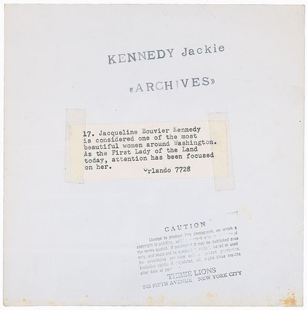 Lot #32 Jacqueline Kennedy in the Garden of Their Georgetown Home - Image 2