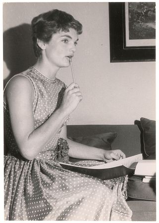 Lot #31 Jacqueline Kennedy Doing Homework