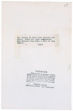 Lot #50 Robert F. Kennedy Dining at John and Jackie?s - Image 2