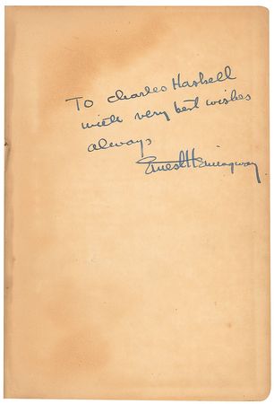 Lot #846 Ernest Hemingway: Signed first edition of Hemingway?s only full-length play - Image 1
