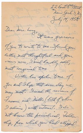 Lot #586 Alger Hiss - Image 1