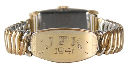 Lot #1 John F. Kennedy’s Watch: JFK's engraved 1941 Bulova timepiece - Image 2