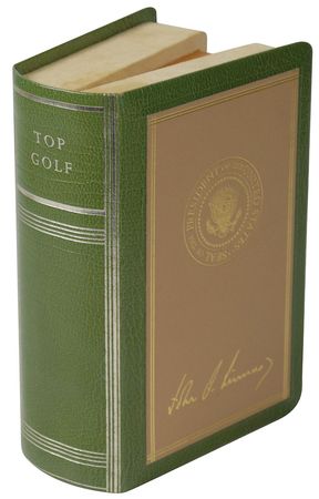 Lot #95 John F. Kennedy Golf Ball Set: Beautifully presented presidential golf ballsâ??including one hit by JFK - Image 2