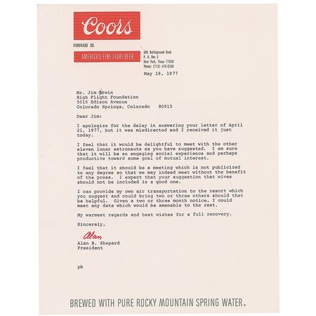 Lot #632 Alan Shepard - Image 2