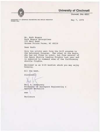 Lot #520 Neil Armstrong - Image 2