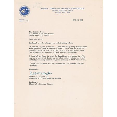 Lot #220 Deke Slayton - Image 1