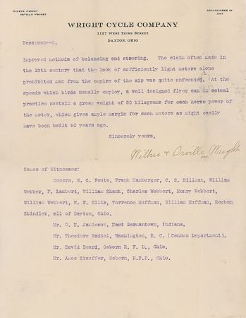 Lot #13 Orville Wright