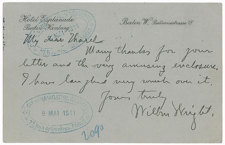 Lot #3 Wilbur Wright