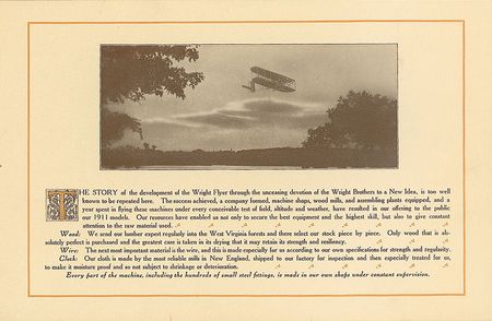 Lot #29 Wright Flyer Brochure