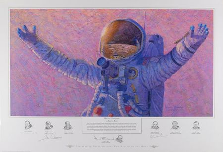 Lot #322 Alan Bean, Gene Cernan, and Edgar Mitchell - Image 1