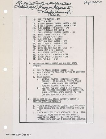 Lot #273 Gemini 5: Charles Conrad - Image 2