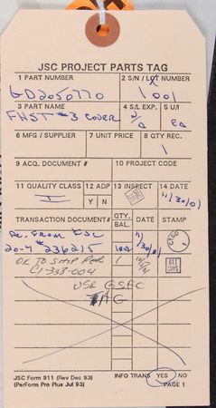 Lot #893  Hubble Space Telescope Contingency Cover - Image 6