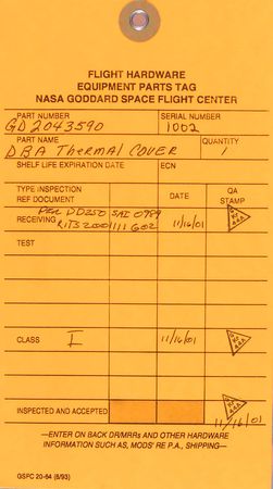 Lot #894  Hubble Telescope DBA Thermal Cover - Image 5